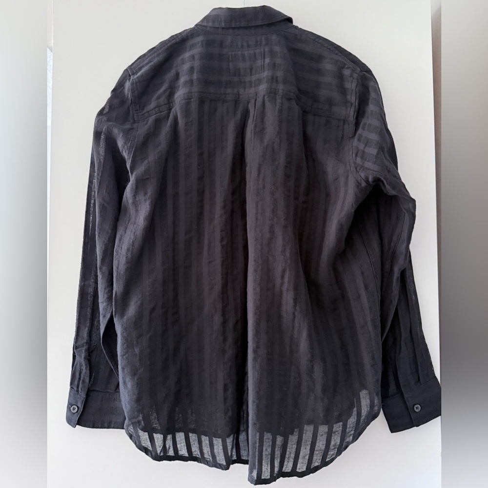 NEW Rails Charli Shirt β Black Shadow Stripe β Size Medium β NWT - Picture 9 of 15